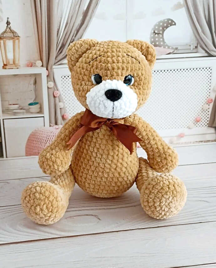 Teddy Bear Crochet Free Pattern