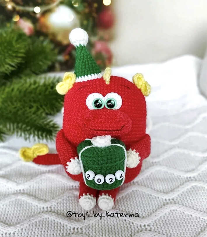 Free Amigurumi Cute Dragon Pattern