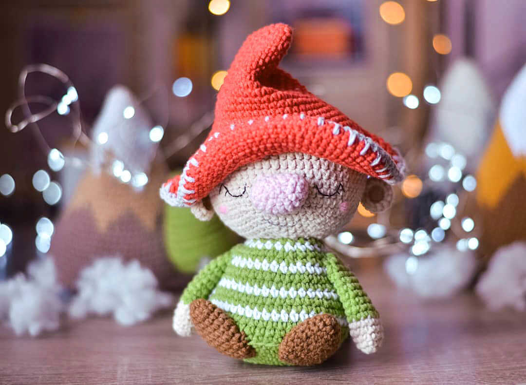 Amigurumi Cute Gnome Crochet Free Pattern