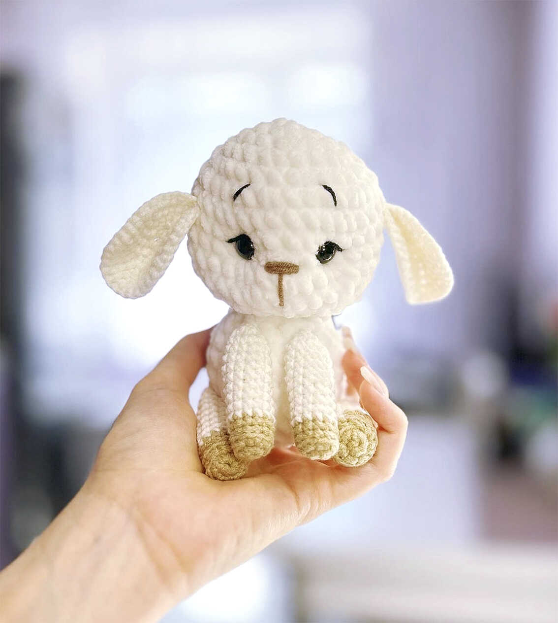 Amigurumi Cute Lamb Crochet Free Pattern