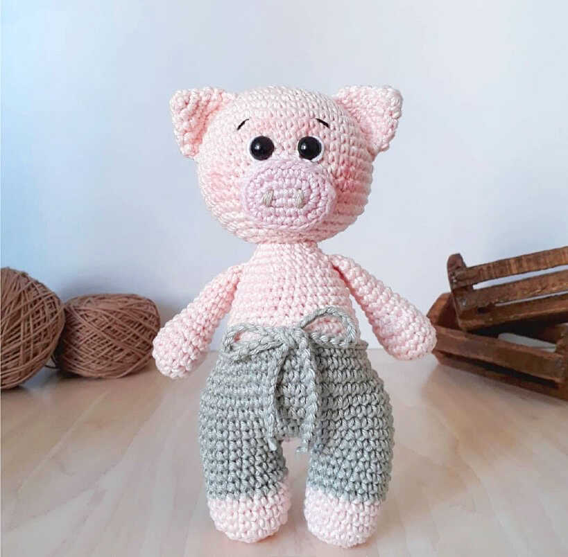 Amigurumi Pig Crochet Free Pattern