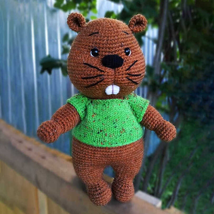 Amigurumi Cute Beaver Free Pattern