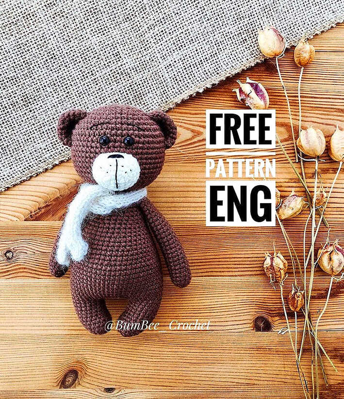Amigurumi Free Bruno The Bear Pattern