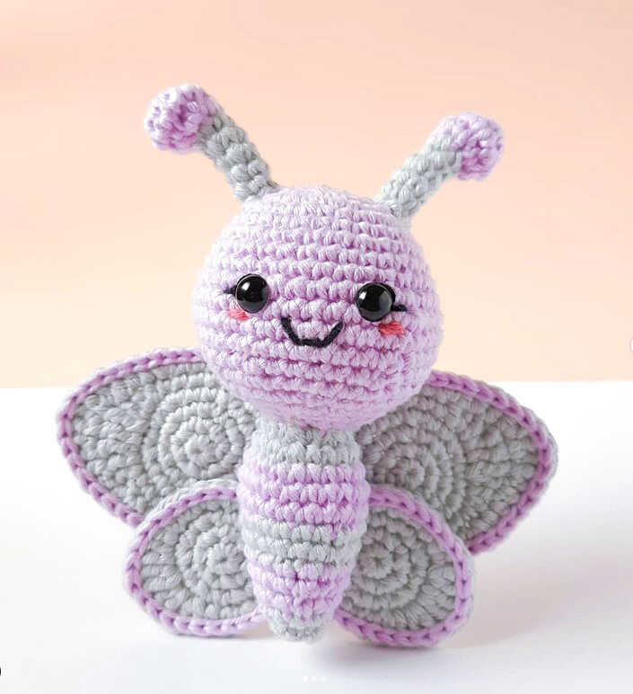 Amigurumi Ellie the Butterfly Free Pattern