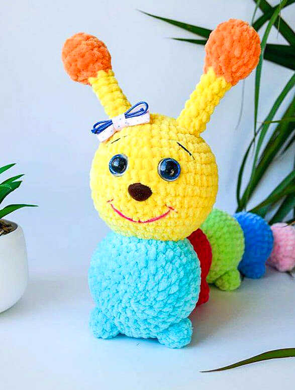 Amigurumi Caterpillar Free Pattern