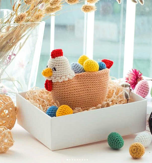 Crochet Easter Chicken Amigurumi Free Pattern