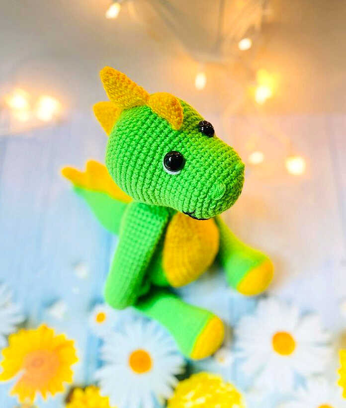 Amigurumi Dinosaur Free Pattern
