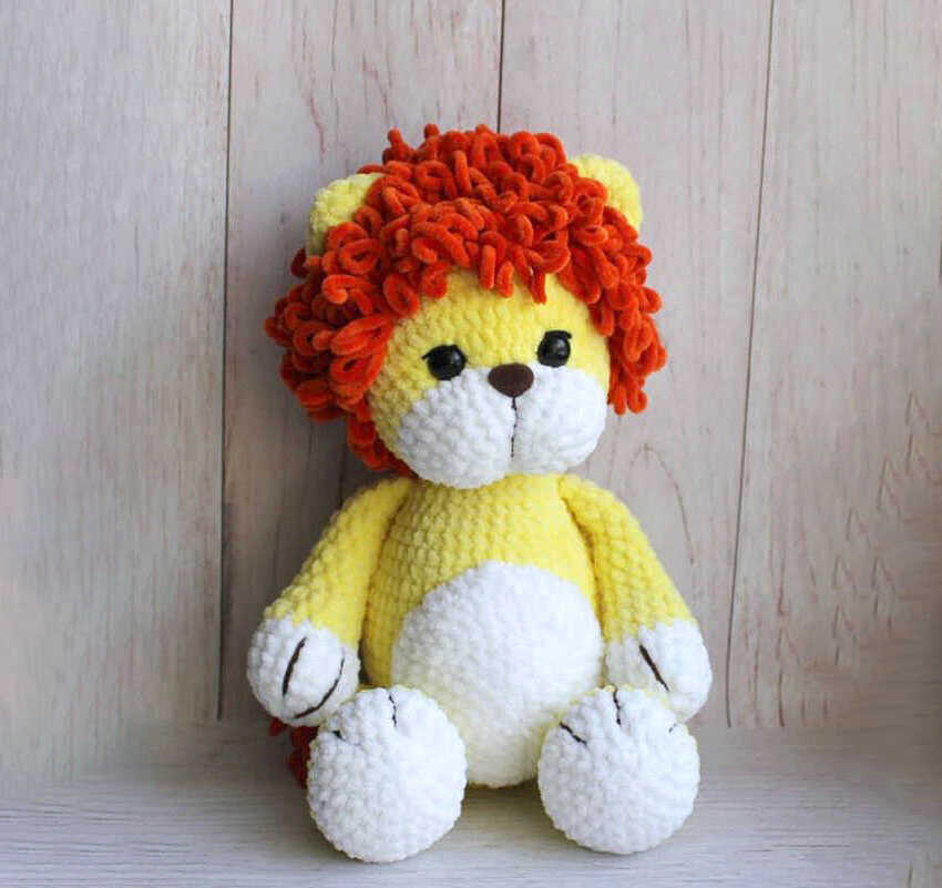 Amigurumi Plush Lion Free Pattern