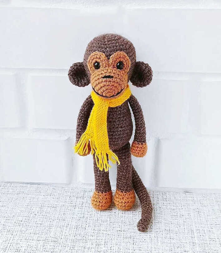 Crochet Monkey Amigurumi Free Pattern