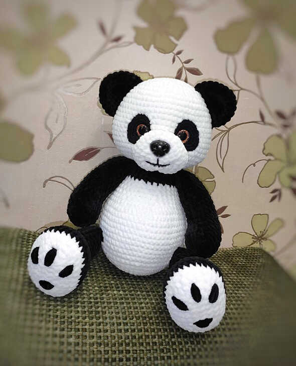 Amigurumi Cute Panda Free Pattern