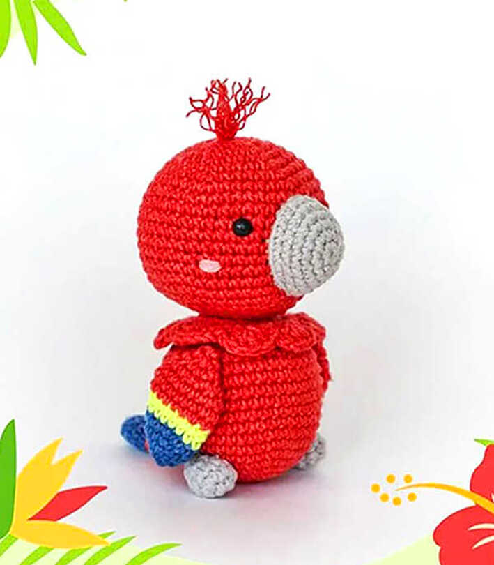 Amigurumi Parrot Crochet Free Pattern