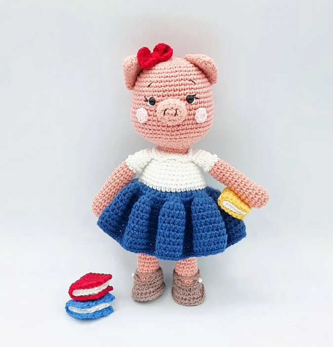 Crochet Pig Amigurumi Free Pattern
