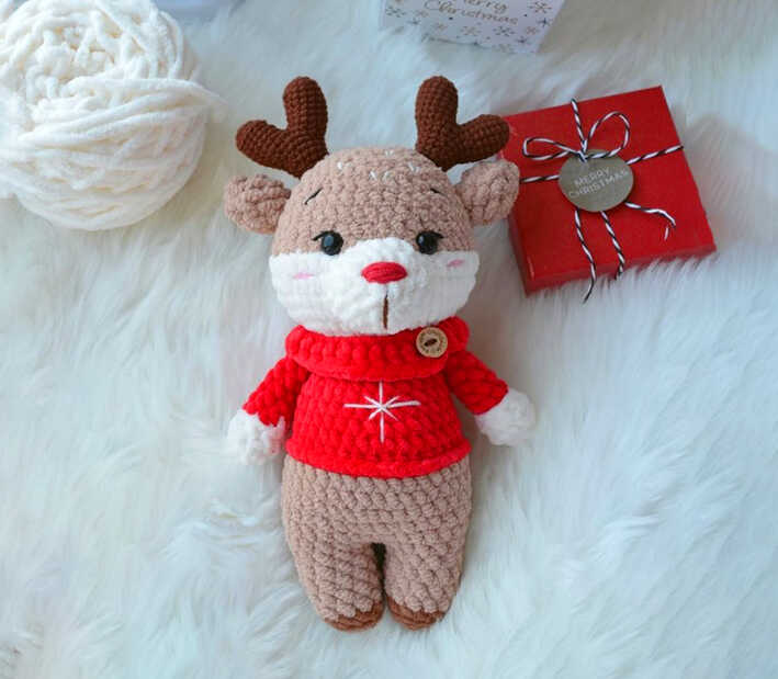 Amigurumi Reindeer Free Crochet Pattern