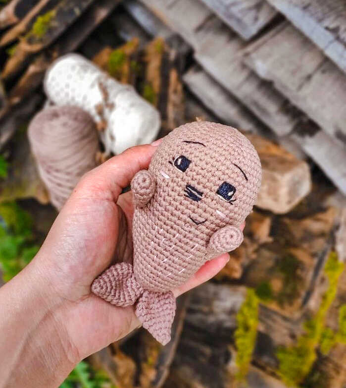 Amigurumi Baby Seal Free Pattern