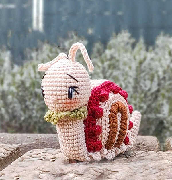 Crochet Cute Snail Amigurumi Free Pattern