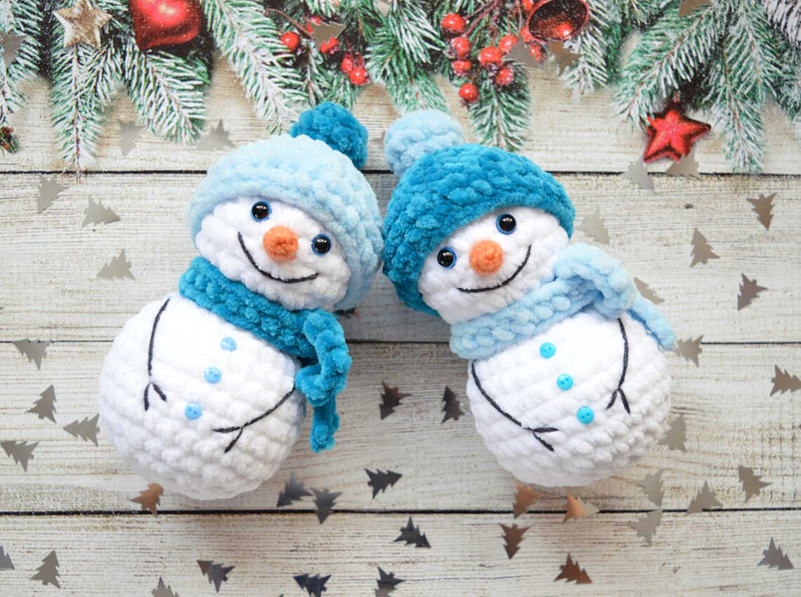 Amigurumi Snowman Free Pattern