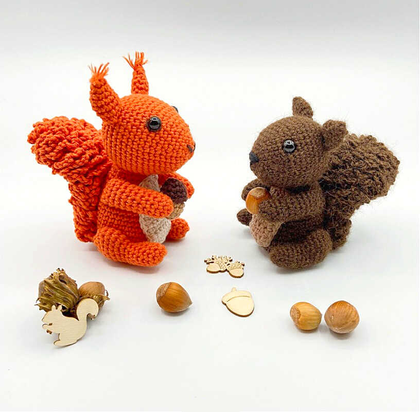 Crochet Squirrel Amigurumi Free Pattern