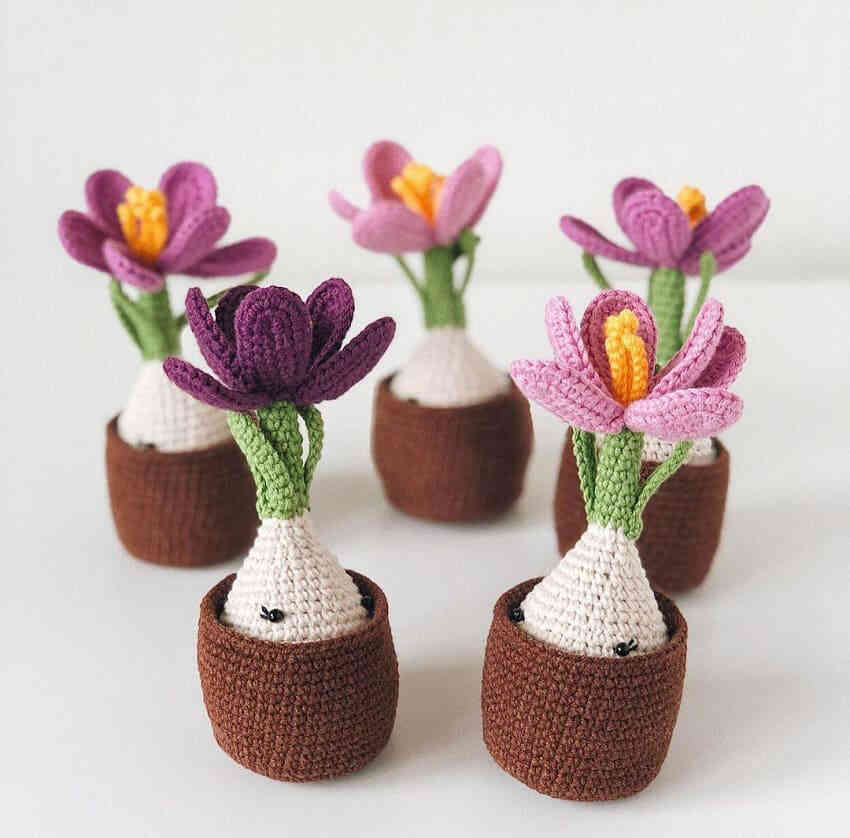 Amigurumi Flower Free Pattern