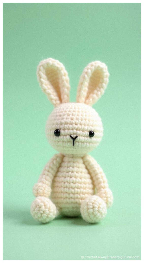 cute bunny amigurumi crochet toy soft rabbit plush