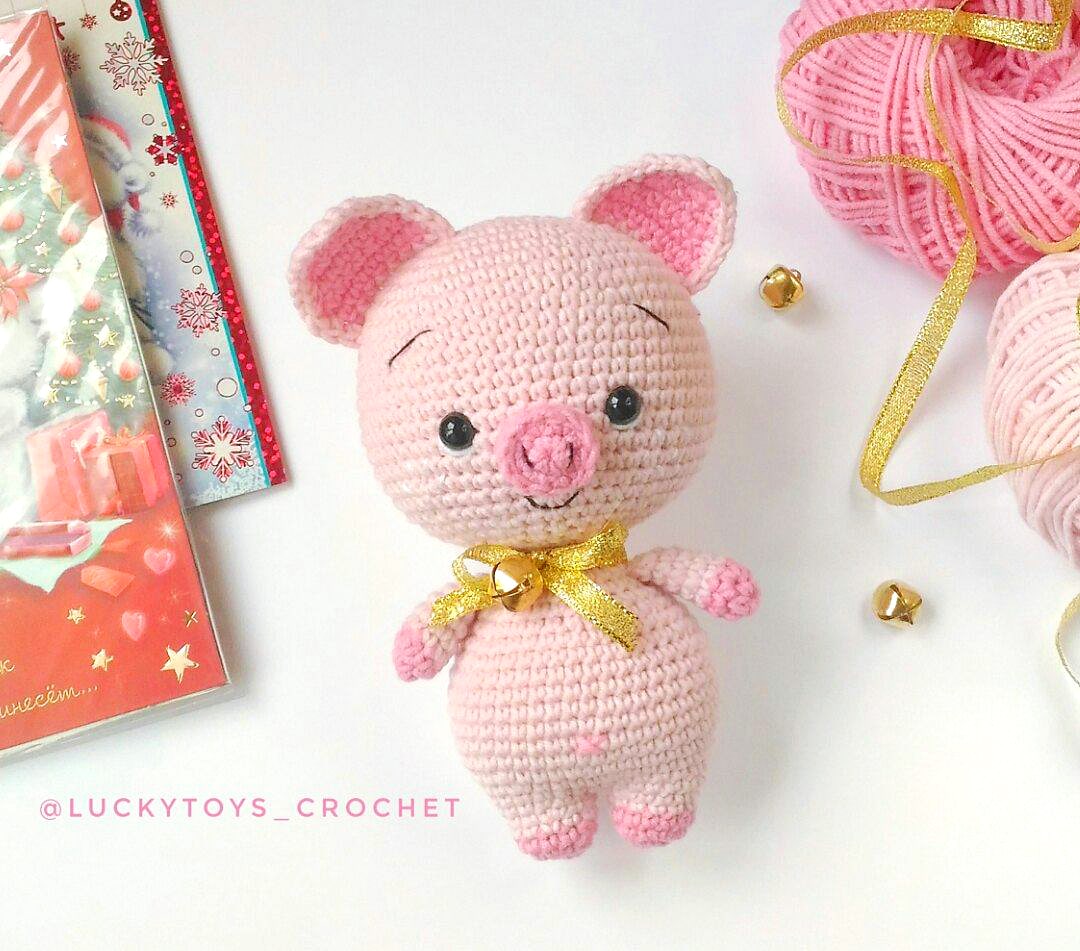 Amigurumi Cute Pig Free Pattern