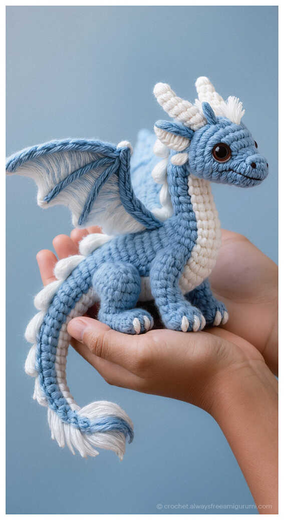 dragon amigurumi crochet doll everyone is saving