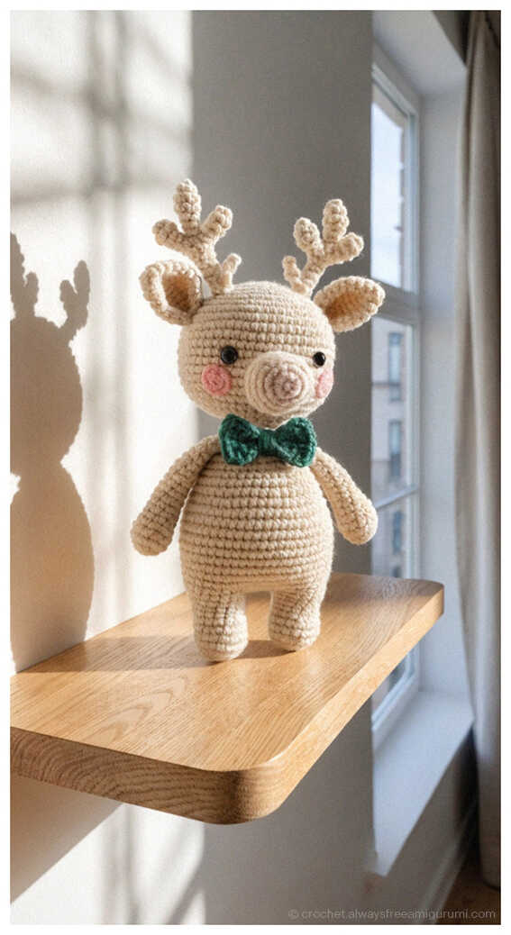 little deer amigurumi free crochet pattern woodland animal crochet plush