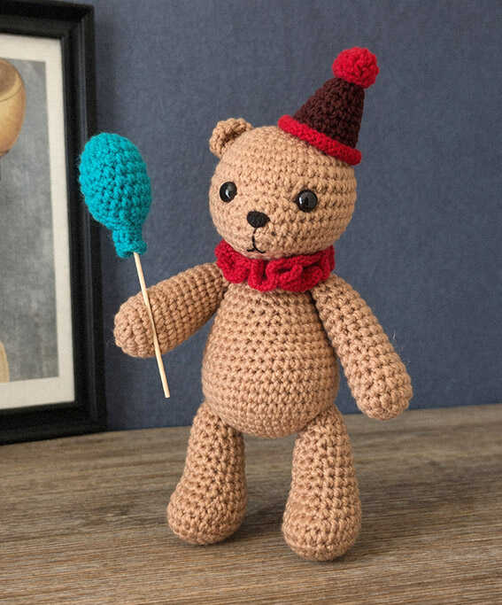 party bear amigurumi free crochet pattern birthday crochet bear toy