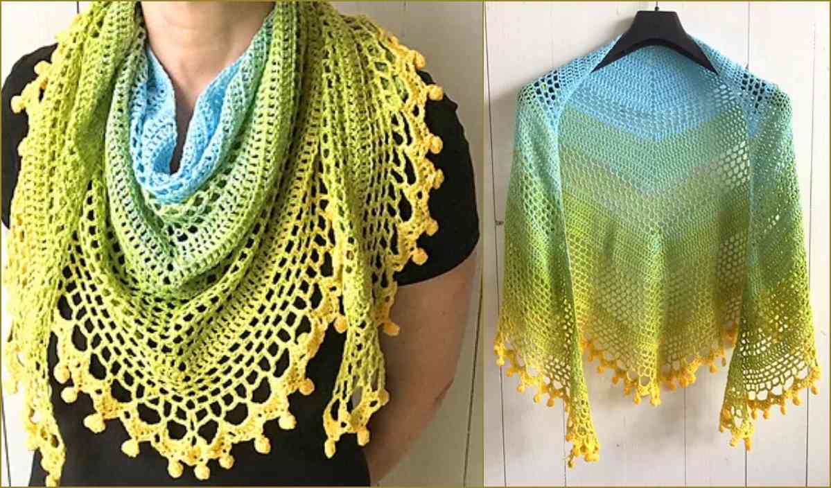 Pom Pom Happiness Shawl